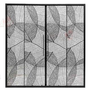 Душевая дверь в нишу AvaCan FB2 190-210 чёрный